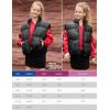 imagePerfashion Girls Puffer Vest Zip Up Lightweight Sleeveless Jacket Puffy Warm Leather Winter Coat 413YBlack