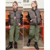 imagePerfashion Girls Puffer Vest Zip Up Lightweight Sleeveless Jacket Puffy Warm Leather Winter Coat 413YCoffee Color