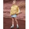 imagePerfashion Girls Puffer Vest Zip Up Lightweight Sleeveless Jacket Puffy Warm Leather Winter Coat 413YEarthy Yellow