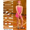 image:imagePerfashion Girls Tennis Dress Athletic Golf Outfit Spaghetti Strap Builtin Bra amp Shorts Pickleball Summer 413YHot Pink 17406