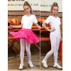 image:imagePerfashion Girls Leotard Short Sleeve T Shirt Bodysuit Ballet Dance Leotards Solid Tops with Snap Button 413YWhite 40926