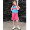 image:imagePerfashion Girls Summer 2 Piece Outfits 80s 90s Tracksuit Windbreaker amp Short Sets Hip Hop Dance 413YNeon Hot Pink