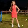 image:imagePerfashion Girls Tennis Dress 14 Zip Golf Outfit Builtin Bra amp Shorts Pickleball Athletic Dress Workout Pockets 413YRed 58424