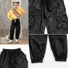 image:imagePerfashion Metallic Cargo Pants for Girls amp Womens Hip Hop Dance MultiPocket Joggers High Waist Pants 615YBlack352