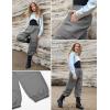 image:imagePerfashion Metallic Cargo Pants for Girls amp Womens Hip Hop Dance MultiPocket Joggers High Waist Pants 615YGrey 352cargo