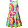 image:imagePerfashion Girls SleevelessLong Sleeve ALine Dresses Unicorn Festival SkirtsTie Die E18
