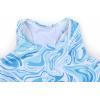 image:imagePerfashion Girls TwoPiece Swimsuits Tankini Sets Swimwear Bathing Suit Beach SportTie Dye Blue 45d