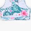 image:imagePerfashion Girls TwoPiece Swimsuits Tankini Sets Swimwear Bathing Suit Beach SportWhite Hawaiian H41