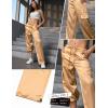 image:imagePerfashion Women Satin Pants Silk Wide Leg Trousers Cargo Joggers Drawstring Going Out Concert OutfitsChampagne 21929