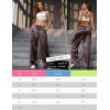 image:imagePerfashion Women Satin Pants Silk Wide Leg Trousers Cargo Joggers Drawstring Going Out Concert OutfitsCoffee 40929