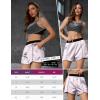 image:imagePerfashion Women Satin Shorts Silk Dolphin Boxer Shorts Metallic Going Out Streetwear Athletic Festival Dance ShortSilver