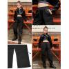 image:imagePerfashion Cargo Pants for Girls Hip Hop Dance Metallic Y2K Neon Drawstring Parachute Wide Leg Jogger 413YCargo Black 48921