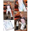 image:imagePerfashion Cargo Pants for Girls Hip Hop Dance Metallic Y2K Neon Drawstring Parachute Wide Leg Jogger 413YMetallic Laser Silver01919