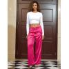 image:imagePerfashion Women Ballet Wrap Top Pilates Yoga Long Sleeve Workout Tie Tops Y2K Dance Shirt BlousesWhite 03931