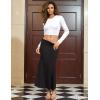 image:imagePerfashion Women Ballet Wrap Top Pilates Yoga Long Sleeve Workout Tie Tops Y2K Dance Shirt BlousesWhite 03931