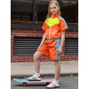 image:imagePerfashion Girls Summer 2 Piece Outfits 80s 90s Tracksuit Windbreaker amp Short Sets Hip Hop Dance 413YOrange 19413