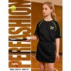 image:imagePerfashion Girls Summer 2 Piece Outfits 80s 90s Tracksuit Windbreaker amp Short Sets Hip Hop Dance 413YPickleball 58c