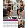image:imagePerfashion Women Satin Shorts Silk Dolphin Boxer Shorts Metallic Going Out Streetwear Athletic Festival Dance ShortBlack416