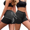 image:imagePerfashion Women Satin Shorts Silk Dolphin Boxer Shorts Metallic Going Out Streetwear Athletic Festival Dance ShortBlack416