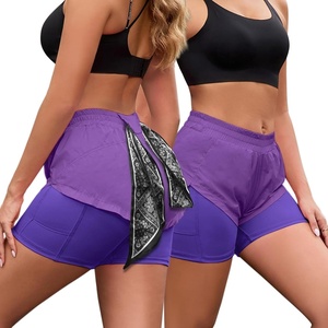 image:imagePerfashion Women Satin Shorts Silk Dolphin Boxer Shorts Metallic Going Out Streetwear Athletic Festival Dance ShortPurple416