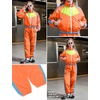 image:imagePerfashion Girls Clothing Sets 2 Piece 80s 90s Outfits Neon Jacket Pants Hip Hop Dance Tracksuit Set 413YOrange