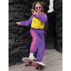 image:imagePerfashion Girls Clothing Sets 2 Piece 80s 90s Outfits Neon Jacket Pants Hip Hop Dance Tracksuit Set 413YPurple and Yellow 166927