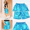 image:imagePerfashion Metallic Cargo Shorts for Girls Boys Y2K MultiPocket Shorts Streetwear Skater Shorts 413YBlue04416