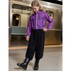 image:imagePerfashion Girls Lightweight UPF50 Sun Protection Jacket Cropped Bomber Zip Up UV Outerwear Coat Kids 413YDeep Purple