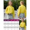 image:imagePerfashion Girls Lightweight UPF50 Sun Protection Jacket Cropped Bomber Zip Up UV Outerwear Coat Kids 413YYellow