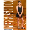 image:imagePerfashion Girls Tennis Dress Golf Outfit Zipper Athletic Dress with Built in Shorts Workout and Cargo Pockets 413YBlack 03406