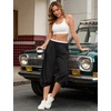 image:imagePerfashion Women Capri Sweatpants Joggers Double Waisted Barrel Harem Balloon Cropped Pants Lounge Yoga with PocketsBlack
